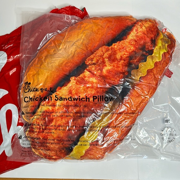 Chick fil a sandwich pillow - Picture 3 of 12